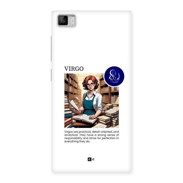 Valuable Virgo Back Case for Mi3