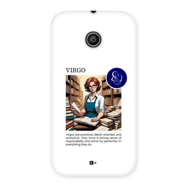 Valuable Virgo Back Case for Moto E