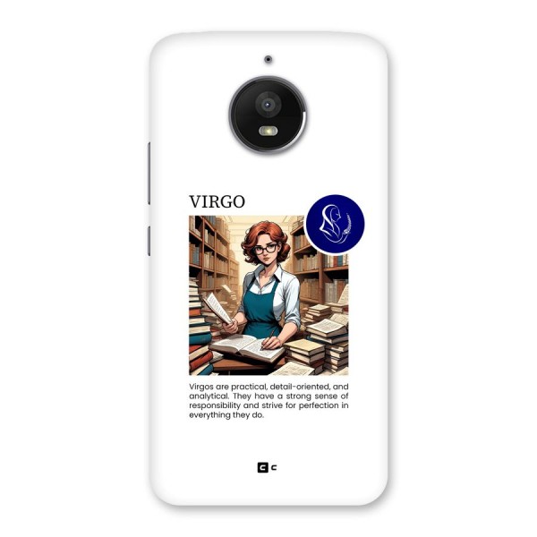 Valuable Virgo Back Case for Moto E4 Plus