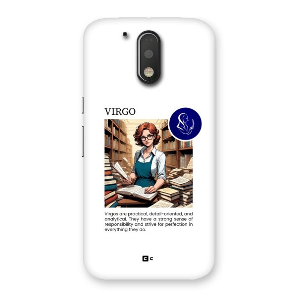 Valuable Virgo Back Case for Moto G4