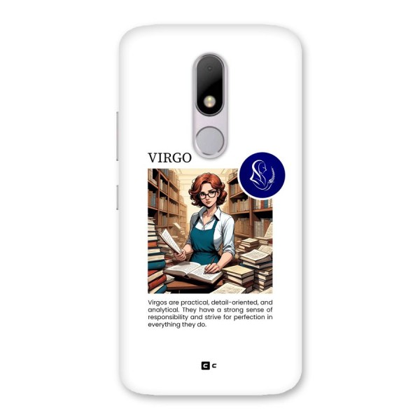 Valuable Virgo Back Case for Moto M