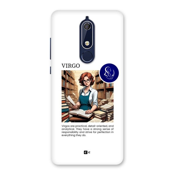 Valuable Virgo Back Case for Nokia 5.1