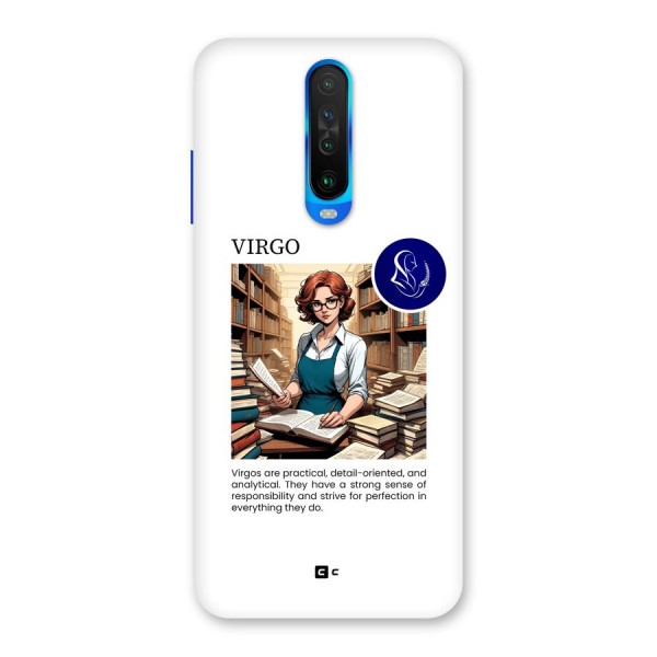 Valuable Virgo Back Case for Poco X2