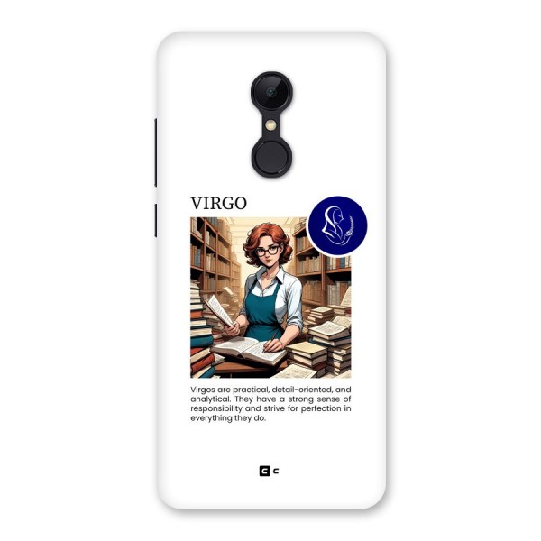 Valuable Virgo Back Case for Redmi 5