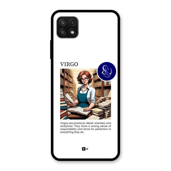 Valuable Virgo Glass Back Case for Galaxy A22 5G