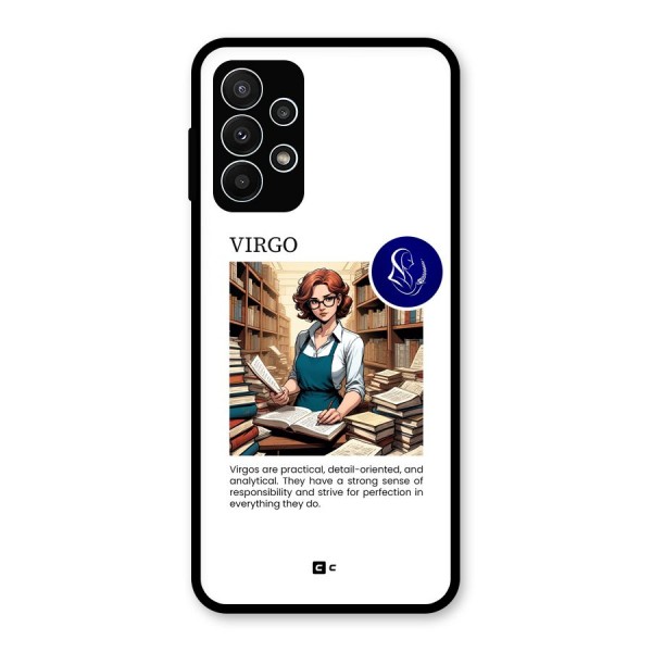 Valuable Virgo Glass Back Case for Galaxy A23