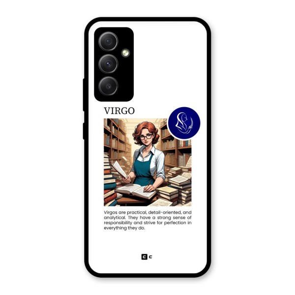 Valuable Virgo Glass Back Case for Galaxy A34