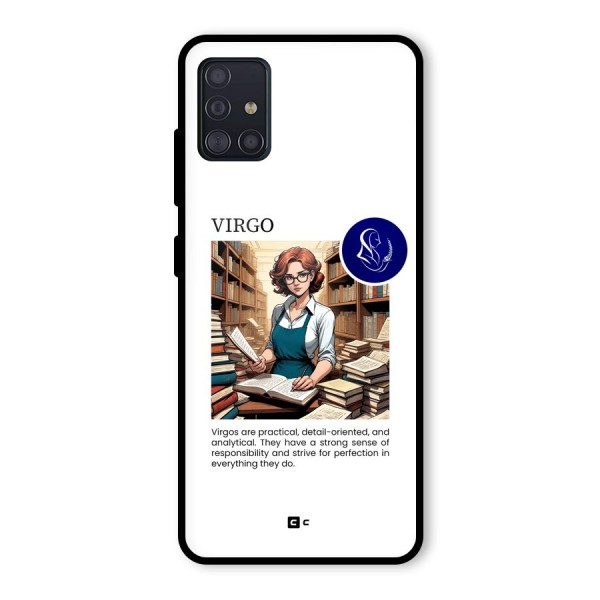 Valuable Virgo Glass Back Case for Galaxy A51