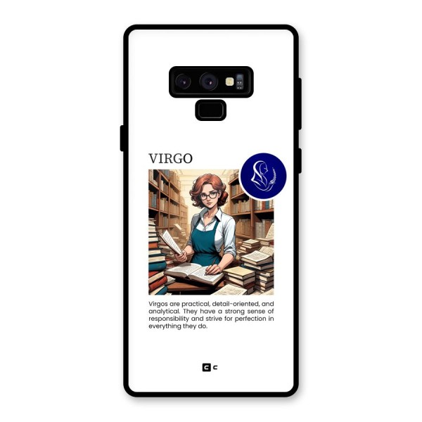 Valuable Virgo Glass Back Case for Galaxy Note 9