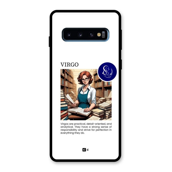 Valuable Virgo Glass Back Case for Galaxy S10