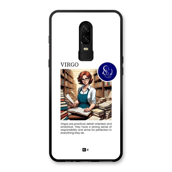 Valuable Virgo Glass Back Case for OnePlus 6