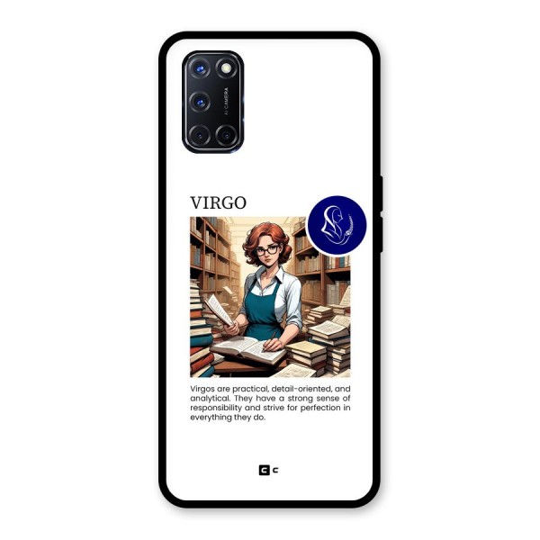 Valuable Virgo Glass Back Case for Oppo A52