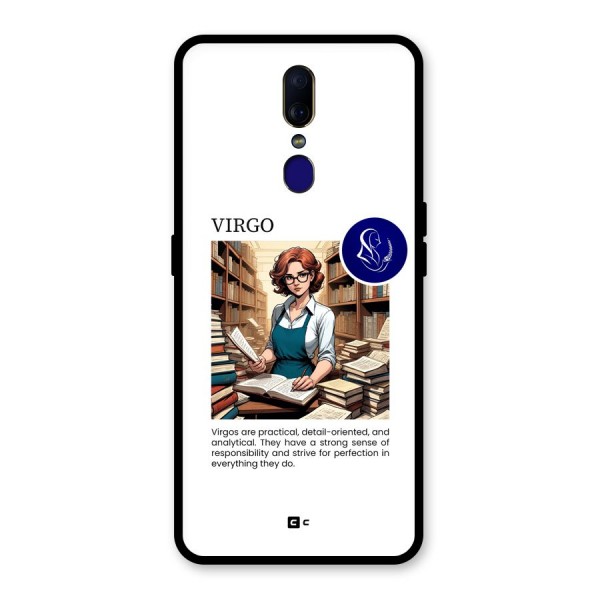 Valuable Virgo Glass Back Case for Oppo F11