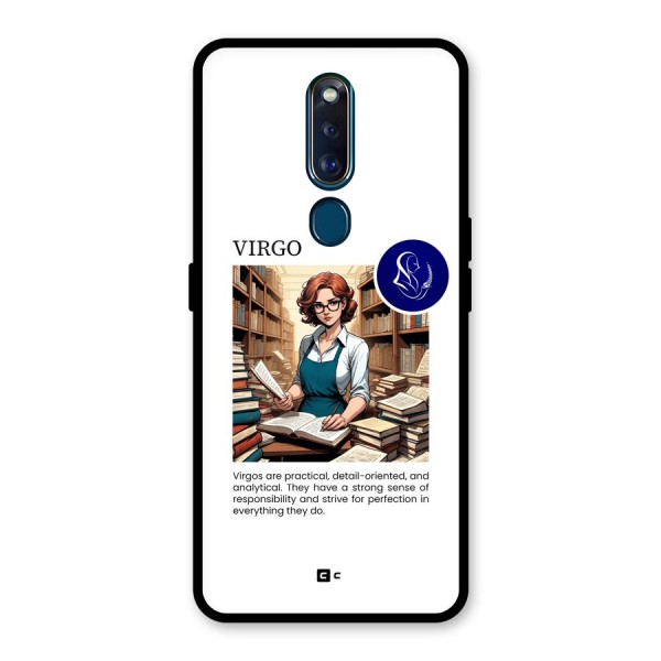 Valuable Virgo Glass Back Case for Oppo F11 Pro