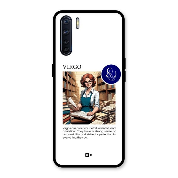 Valuable Virgo Glass Back Case for Oppo F15