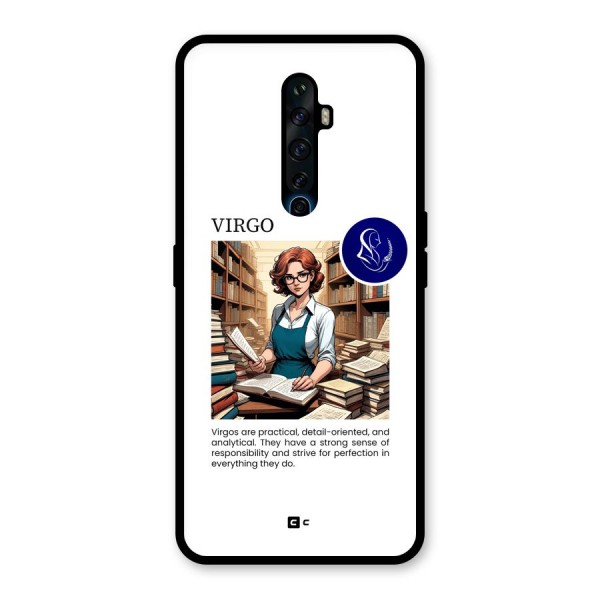 Valuable Virgo Glass Back Case for Oppo Reno2 F