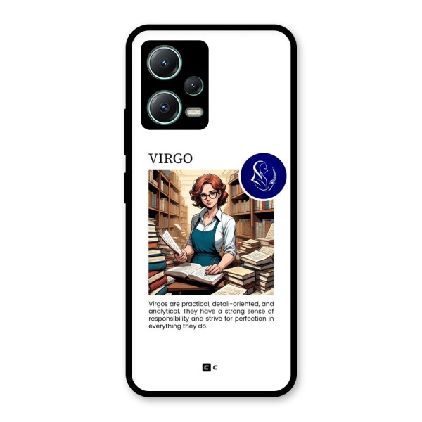 Valuable Virgo Glass Back Case for Poco X5