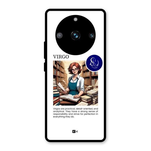 Valuable Virgo Glass Back Case for Realme 11 Pro Plus