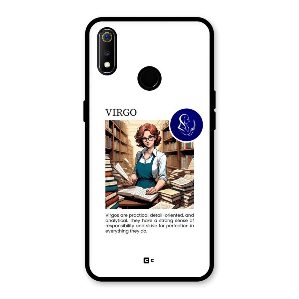 Valuable Virgo Glass Back Case for Realme 3i