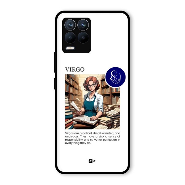 Valuable Virgo Glass Back Case for Realme 8 Pro