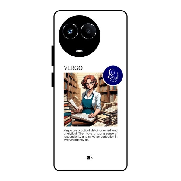 Valuable Virgo Glass Back Case for Realme Narzo 60X