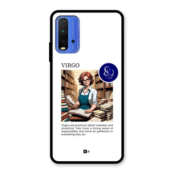 Valuable Virgo Glass Back Case for Redmi 9 Power