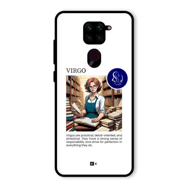 Valuable Virgo Glass Back Case for Redmi Note 9