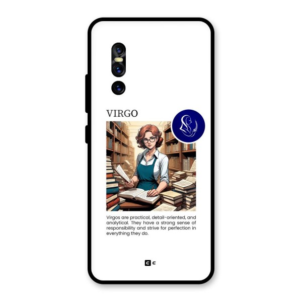 Valuable Virgo Glass Back Case for Vivo V15 Pro