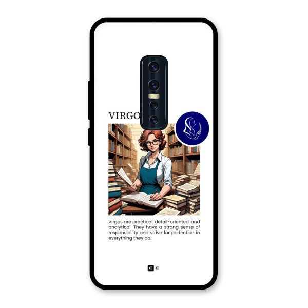 Valuable Virgo Glass Back Case for Vivo V17 Pro