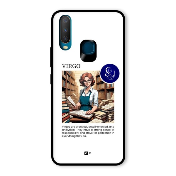 Valuable Virgo Glass Back Case for Vivo Y12