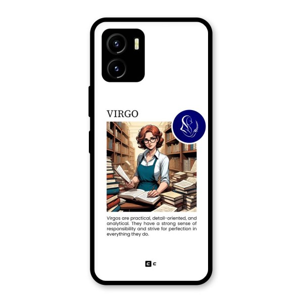 Valuable Virgo Glass Back Case for Vivo Y15s