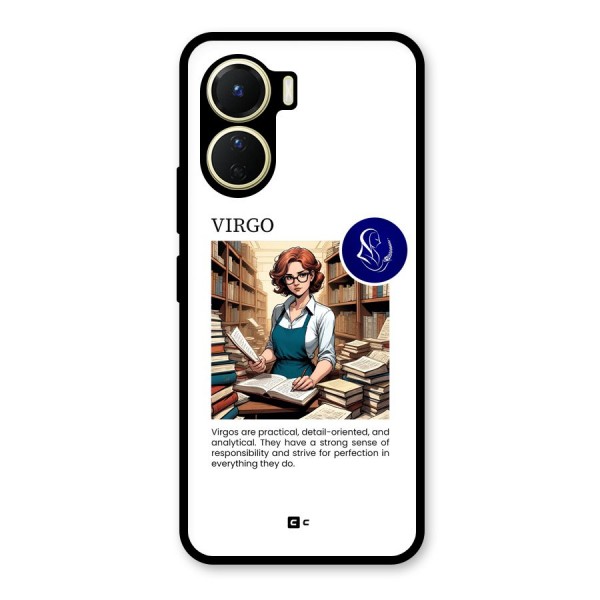 Valuable Virgo Glass Back Case for Vivo Y56