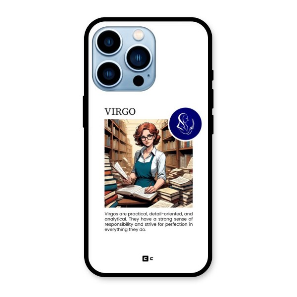 Valuable Virgo Glass Back Case for iPhone 13 Pro