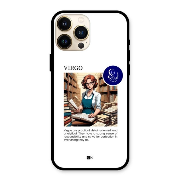 Valuable Virgo Glass Back Case for iPhone 13 Pro Max