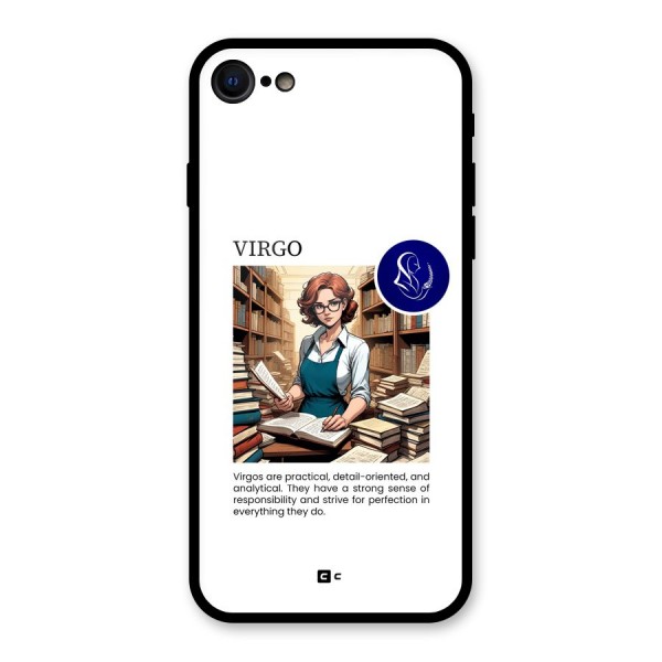 Valuable Virgo Glass Back Case for iPhone 8