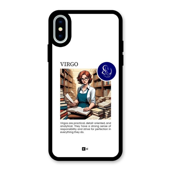 Valuable Virgo Glass Back Case for iPhone X