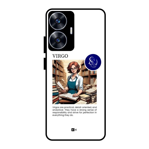 Valuable Virgo Glass Back Case for realme C55