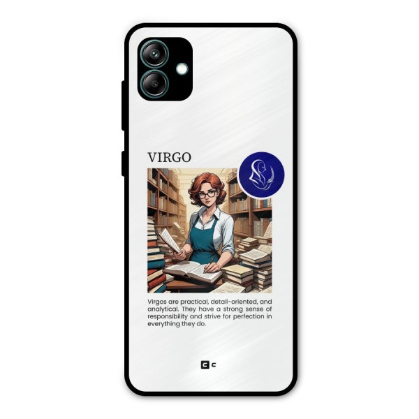 Valuable Virgo Metal Back Case for Galaxy A04