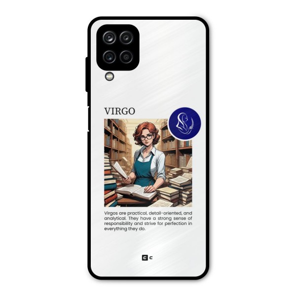 Valuable Virgo Metal Back Case for Galaxy A12