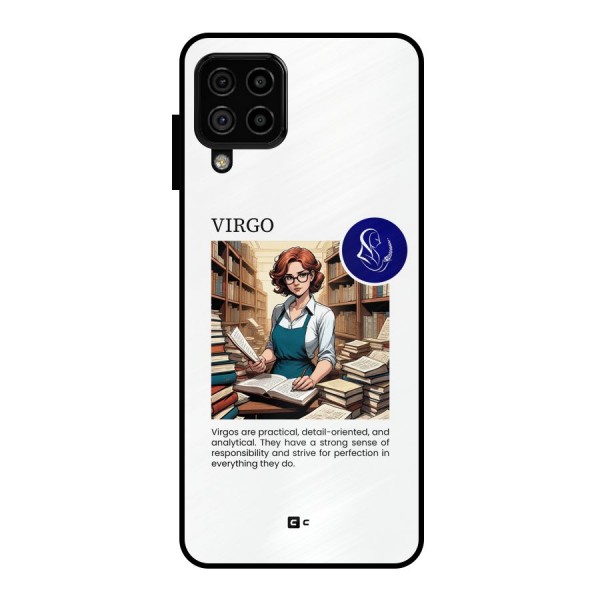 Valuable Virgo Metal Back Case for Galaxy A22 4G