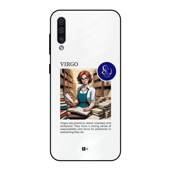 Valuable Virgo Metal Back Case for Galaxy A50