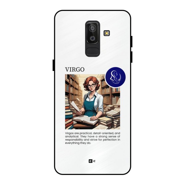 Valuable Virgo Metal Back Case for Galaxy J8