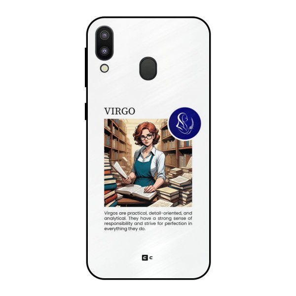 Valuable Virgo Metal Back Case for Galaxy M20