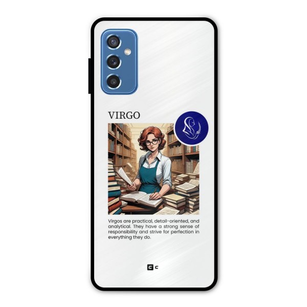 Valuable Virgo Metal Back Case for Galaxy M52 5G