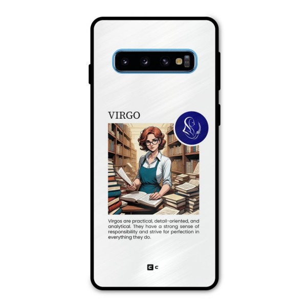 Valuable Virgo Metal Back Case for Galaxy S10