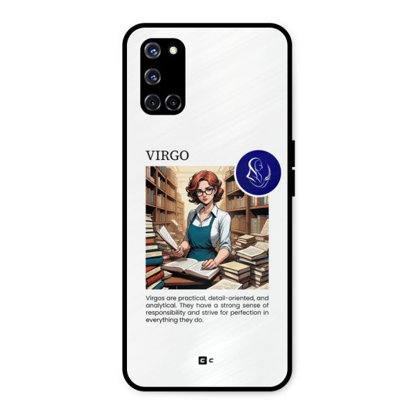 Valuable Virgo Metal Back Case for Oppo A52