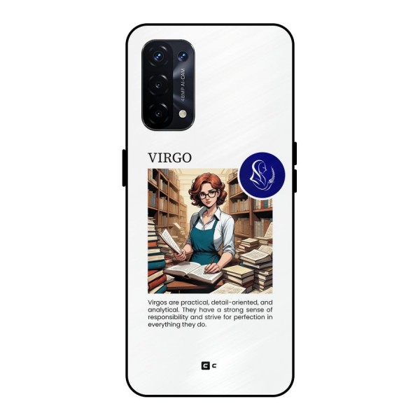 Valuable Virgo Metal Back Case for Oppo A74 5G