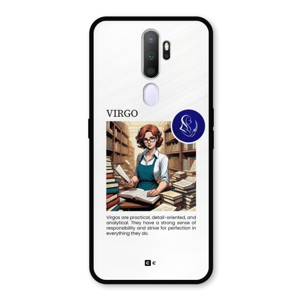 Valuable Virgo Metal Back Case for Oppo A9 (2020)