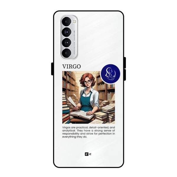 Valuable Virgo Metal Back Case for Oppo Reno4 Pro