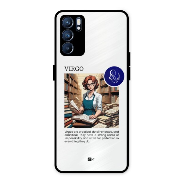 Valuable Virgo Metal Back Case for Oppo Reno6 5G